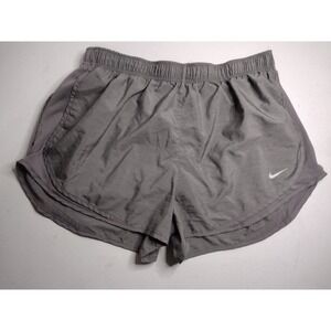 Nike Dri FIT Women's Running Shorts Gray Athletic Workout Gym Size XL